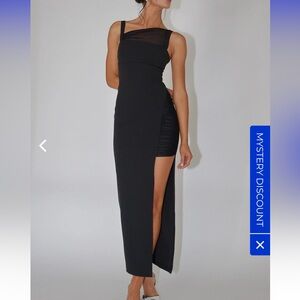 Black, only worn once, like new formal dress